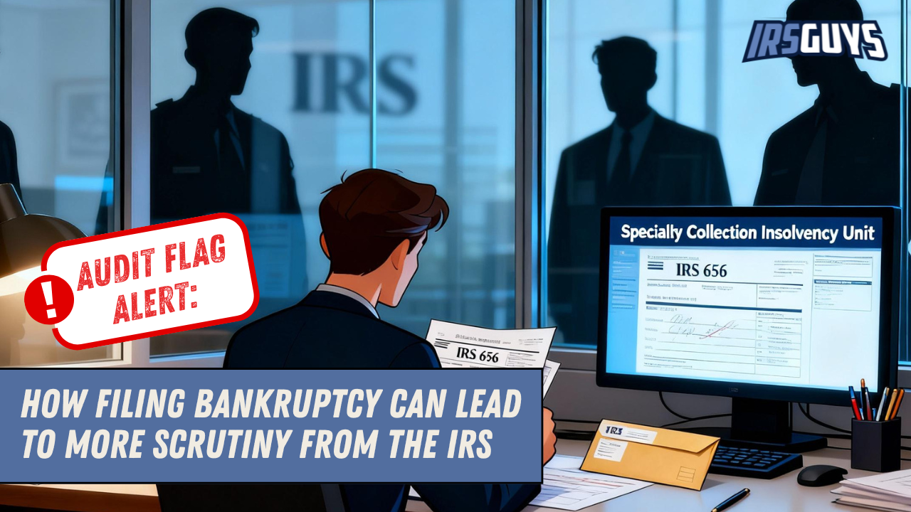 You are currently viewing Audit Flag Alert: How Filing Bankruptcy Can Lead to More Scrutiny from the IRS