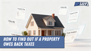 How to check if a property owes back taxes