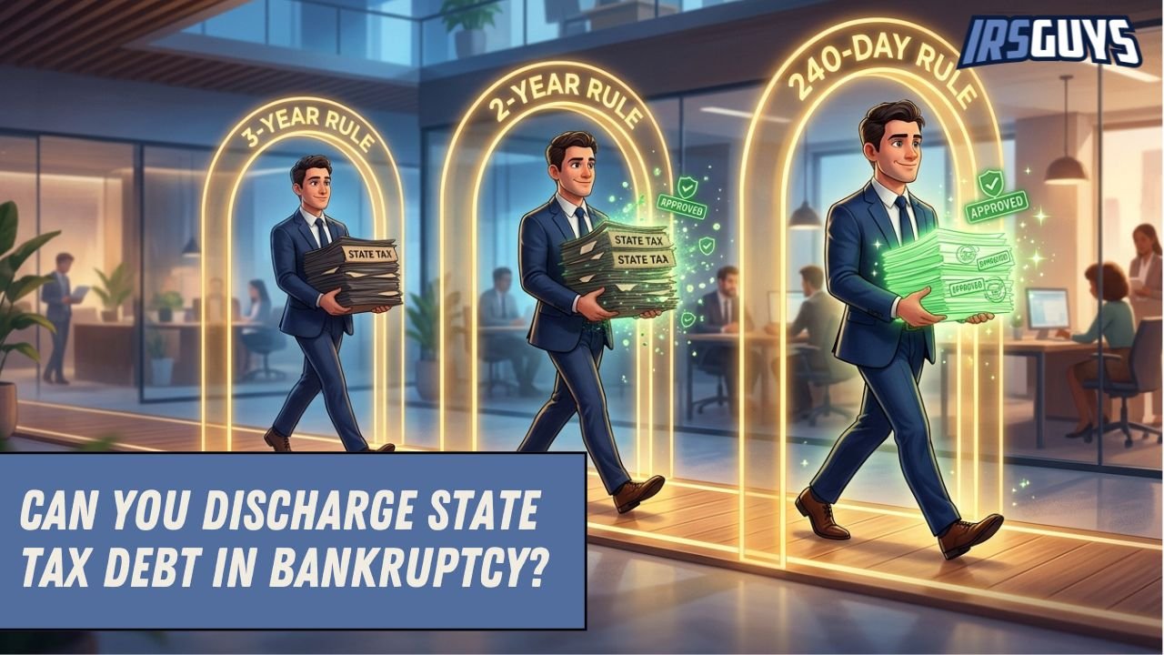 You are currently viewing Can You Discharge State Tax Debt in Bankruptcy?